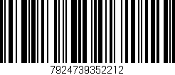 Código de barras (EAN, GTIN, SKU, ISBN): '7924739352212'