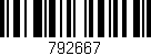 Código de barras (EAN, GTIN, SKU, ISBN): '792667'