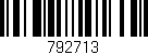 Código de barras (EAN, GTIN, SKU, ISBN): '792713'