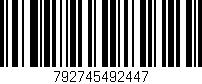 Código de barras (EAN, GTIN, SKU, ISBN): '792745492447'