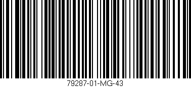 Código de barras (EAN, GTIN, SKU, ISBN): '79287-01-MG-43'