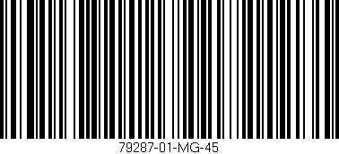 Código de barras (EAN, GTIN, SKU, ISBN): '79287-01-MG-45'