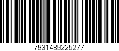 Código de barras (EAN, GTIN, SKU, ISBN): '7931489225277'