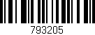Código de barras (EAN, GTIN, SKU, ISBN): '793205'