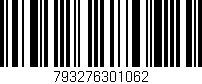 Código de barras (EAN, GTIN, SKU, ISBN): '793276301062'