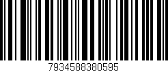 Código de barras (EAN, GTIN, SKU, ISBN): '7934588380595'