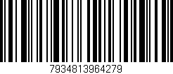 Código de barras (EAN, GTIN, SKU, ISBN): '7934813964279'