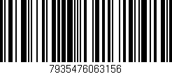 Código de barras (EAN, GTIN, SKU, ISBN): '7935476063156'