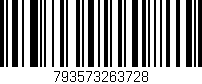 Código de barras (EAN, GTIN, SKU, ISBN): '793573263728'