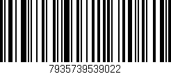 Código de barras (EAN, GTIN, SKU, ISBN): '7935739539022'