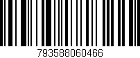 Código de barras (EAN, GTIN, SKU, ISBN): '793588060466'