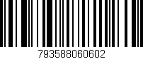 Código de barras (EAN, GTIN, SKU, ISBN): '793588060602'