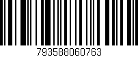 Código de barras (EAN, GTIN, SKU, ISBN): '793588060763'