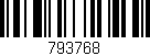 Código de barras (EAN, GTIN, SKU, ISBN): '793768'