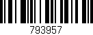 Código de barras (EAN, GTIN, SKU, ISBN): '793957'