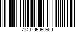 Código de barras (EAN, GTIN, SKU, ISBN): '7940735950580'