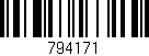 Código de barras (EAN, GTIN, SKU, ISBN): '794171'