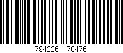 Código de barras (EAN, GTIN, SKU, ISBN): '7942261178476'