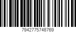 Código de barras (EAN, GTIN, SKU, ISBN): '7942775748769'