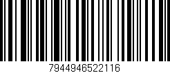 Código de barras (EAN, GTIN, SKU, ISBN): '7944946522116'
