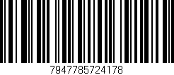 Código de barras (EAN, GTIN, SKU, ISBN): '7947785724178'