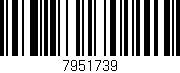 Código de barras (EAN, GTIN, SKU, ISBN): '7951739'