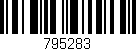 Código de barras (EAN, GTIN, SKU, ISBN): '795283'