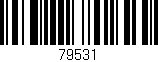 Código de barras (EAN, GTIN, SKU, ISBN): '79531'