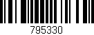 Código de barras (EAN, GTIN, SKU, ISBN): '795330'