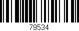 Código de barras (EAN, GTIN, SKU, ISBN): '79534'