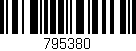 Código de barras (EAN, GTIN, SKU, ISBN): '795380'