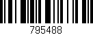 Código de barras (EAN, GTIN, SKU, ISBN): '795488'