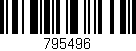 Código de barras (EAN, GTIN, SKU, ISBN): '795496'