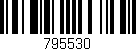 Código de barras (EAN, GTIN, SKU, ISBN): '795530'