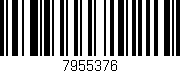 Código de barras (EAN, GTIN, SKU, ISBN): '7955376'
