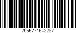Código de barras (EAN, GTIN, SKU, ISBN): '7955771643297'