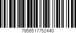 Código de barras (EAN, GTIN, SKU, ISBN): '7956517752440'