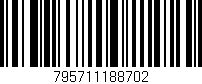 Código de barras (EAN, GTIN, SKU, ISBN): '795711188702'