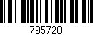 Código de barras (EAN, GTIN, SKU, ISBN): '795720'