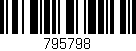 Código de barras (EAN, GTIN, SKU, ISBN): '795798'
