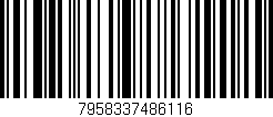 Código de barras (EAN, GTIN, SKU, ISBN): '7958337486116'