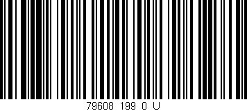 Código de barras (EAN, GTIN, SKU, ISBN): '79608_199_0_U'