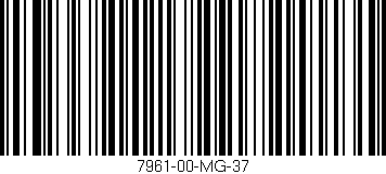 Código de barras (EAN, GTIN, SKU, ISBN): '7961-00-MG-37'