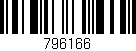 Código de barras (EAN, GTIN, SKU, ISBN): '796166'