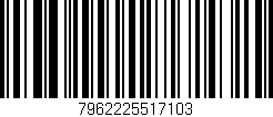 Código de barras (EAN, GTIN, SKU, ISBN): '7962225517103'