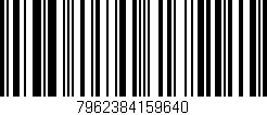 Código de barras (EAN, GTIN, SKU, ISBN): '7962384159640'