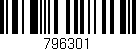 Código de barras (EAN, GTIN, SKU, ISBN): '796301'
