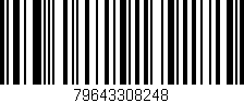 Código de barras (EAN, GTIN, SKU, ISBN): '79643308248'