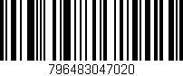 Código de barras (EAN, GTIN, SKU, ISBN): '796483047020'