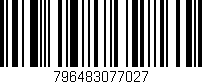 Código de barras (EAN, GTIN, SKU, ISBN): '796483077027'